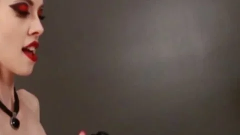 dirty ladyboy River Enza fake penis hammered And strapon poked