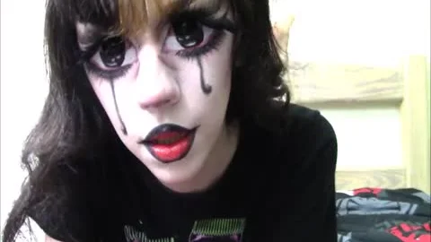 Real manga tranny Jerks Off & Eats cum #13 / HALLOWEEN2017