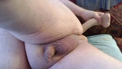 lustful fat Sissy pounds wazoo And Cums