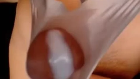 lengthy Mint sperm On Her Pantiesp