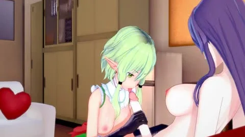 Witch X High Elf Archer[Goblin Slayer] — 3D anime