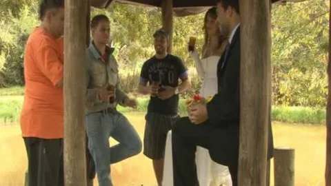 husband Sucks His Wife's knob After Wedding Party