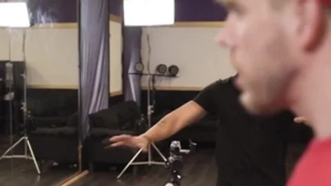 favourable Instructor pokes both His Dancers On Stage