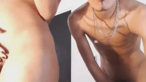 Booty riding black cock