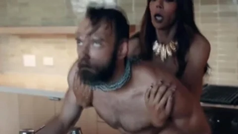 new Stepson receives His booty bareback poke By His TS Stepmother