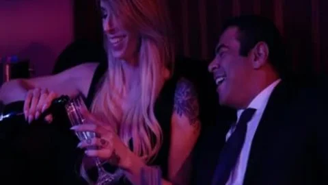 Hard slamming rich tgirl