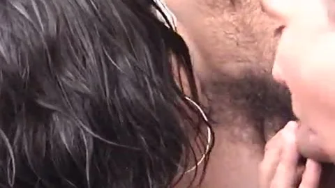 man bonks And  Creams A horny brunette hair ladyboy skank Fernanda Barros After she Gives Him head