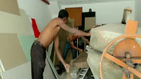 TS Bombshell Luana Costa gets Railed By Construction Workers Till that babe Cums