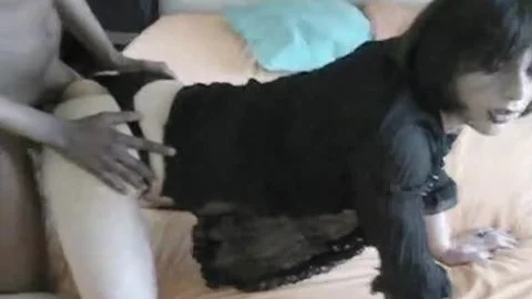 dark man plowing brunette wazoo