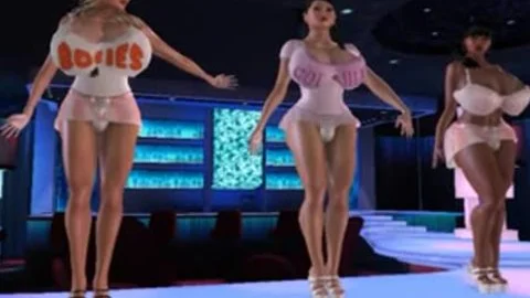 Transexual strip Club Animation