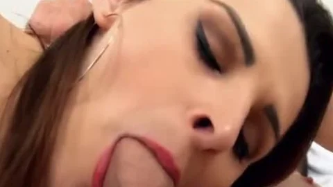 beautiful tranny Rides chubby cock bareback Creampie