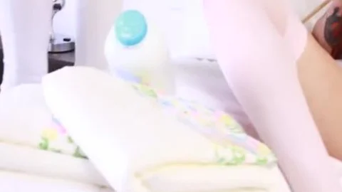 depraved ladyboy River Enza Hard Grinding In Diapers