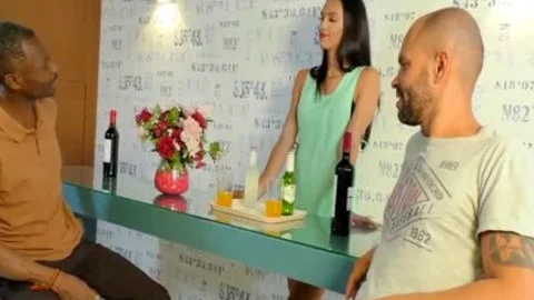 youthful TS Waitress Gabrielly Ferraz gets A raw Double ass