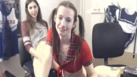 Femboy couple oral stimulation-job And dril On webcam