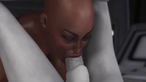 kinky Sci-fi Female Alien Plays With A black girl In The Space Station