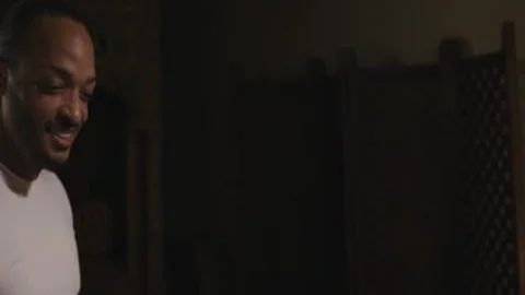 black Masseur Analed His shemale Client