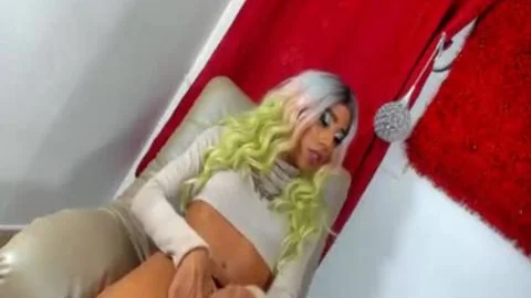 Monster ramrod tgirl Masturbating | In intimate