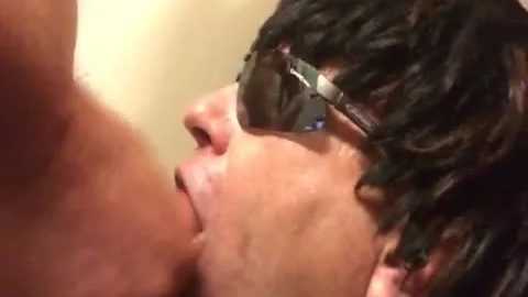 Sex scene with crossdresser in the toilet