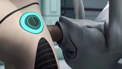 juicy Sex! Sci-fi Android pounds Hard An Alien In The Surgery Room In The Space Station