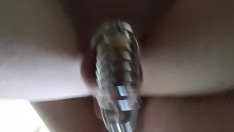 Leashed And Caged Femboy hammered Hard And Creampied