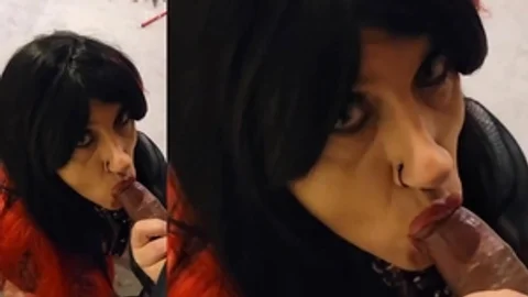 nude Sissy floozy Tiffany Minx – oral stimulation In Close Up And lengthy discharged - “Hung Up” By Madonna