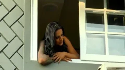 tranny Marcela Lima Invites The Gardener In And Rides His BBC