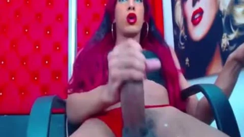 Redhead tranny loves To jack off