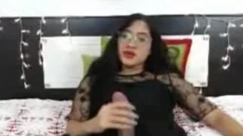 enormous 10-Pounder lady-man Strokes In bed